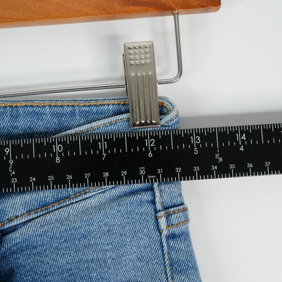 Zara Jeans Womens 4 High Rise Ankle Length 25x27 Light Wash New With Tags - Picture 6 of 11